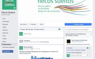 Cambios en las Páginas de Negocios de Facebook. Agosto 2016.